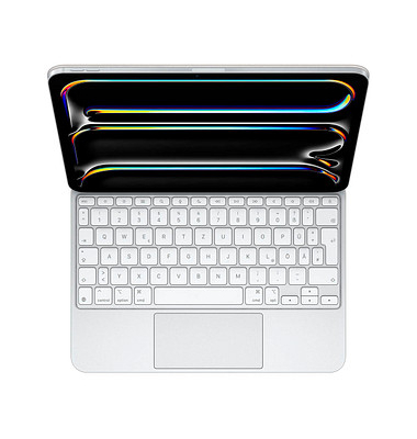 Magic Keyboard Tablet-Tastatur weiß geeignet für Apple iPad Pro 11“ (M4)