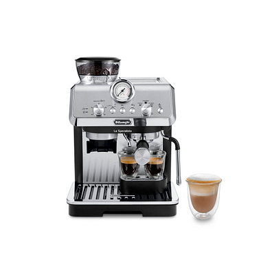 Espressomaschine La Specialista Arte EC 9155.MB EC 9155.MB, silber/schwarz, 1400 Watt, 1-2 Tassen pro Br&uuml;hvorgang