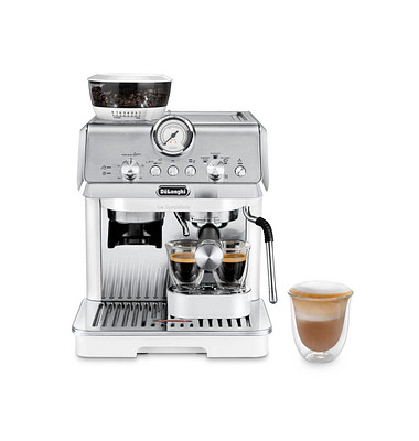 Espressomaschine La Specialista Arte EC 9155.W EC 9155.W, wei&szlig;/silber, 1400 Watt, 1-2 Tassen pro Br&uuml;hvorgang