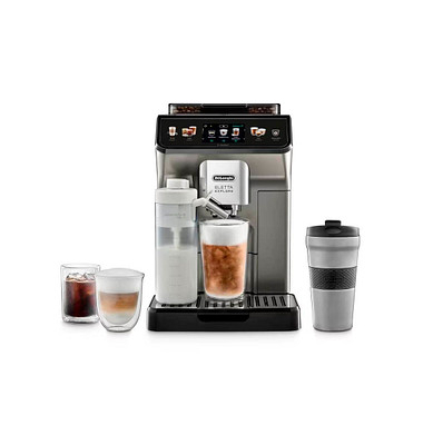 Kaffeevollautomat Eletta Explore Cold Brew ECAM 450.86.T ECAM 450.86.T, grau, 1450 Watt, 1-2 Tassen pro Br&uuml;hvorgang