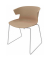 Besucherstuhl COVE OCOVEV022P9G beige Kunststoff