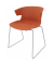 Besucherstuhl COVE OCOVEV027PTN orange Kunststoff