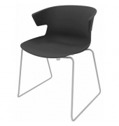 Besucherstuhl COVE OCOVEV0213AA dunkelgrau Kunststoff