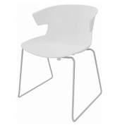 Besucherstuhl COVE OCOVEV0216IO weiß Kunststoff
