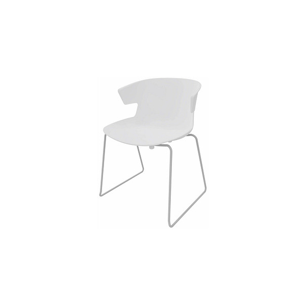 8056457071423 - Besucherstuhl Cove weiß silber ohne Armlehnen O-Kufen-Gestell 8056457071423 Quadrifoglio 8056457071423 - Besucherstuhl Cove weiß silber ohne Armlehnen O-Kufen-Gestell 8056457071423 Quadrifoglio