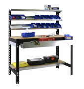 Werkbank SIMONWORK BT1 BOX anthrazit 1 Schublade 151,0 x 76,0 x 144,5 cm