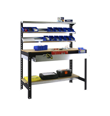Werkbank SIMONWORK BT1 BOX anthrazit 1 Schublade 151,0 x 76,0 x 144,5 cm Werkbank SIMONWORK BT1 BOX anthrazit 1 Schublade 151,0 x 76,0 x 144,5 cm