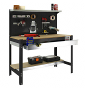 Werkbank SIMONWORK BT3 BOX anthrazit 1 Schublade 121,0 x 61,0 x 144,5 cm