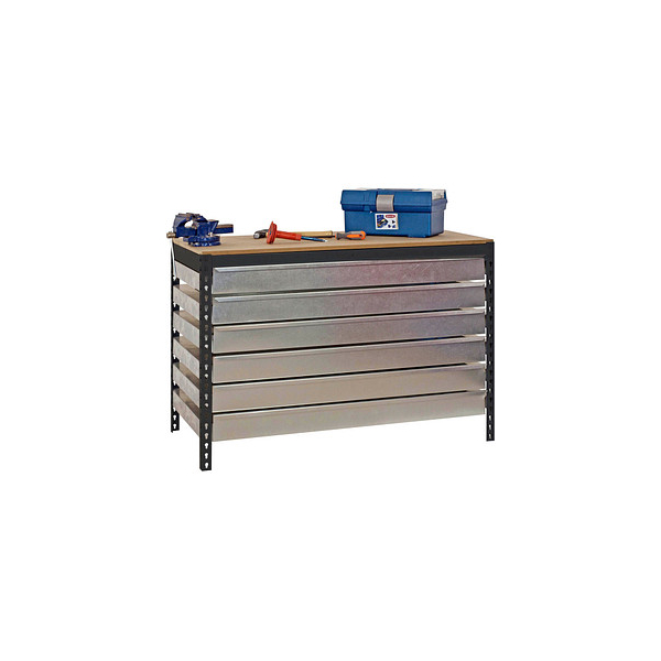 8425437138393 - Werkbank SIMONWORK BT5 BOX anthrazit 6 Schubladen 910 x 610 x 842 cm 8425437138393 Simonrack 8425437138393 - Werkbank SIMONWORK BT5 BOX anthrazit 6 Schubladen 910 x 610 x 842 cm 8425437138393 Simonrack