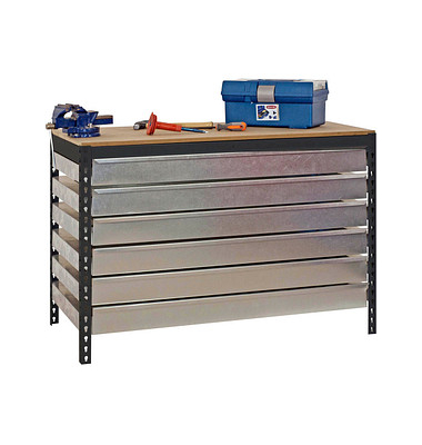 Werkbank SIMONWORK BT5 BOX anthrazit 6 Schubladen 151,0 x 76,0 x 84,2 cm Werkbank SIMONWORK BT5 BOX anthrazit 6 Schubladen 151,0 x 76,0 x 84,2 cm