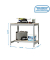 Werkbank SIMONWORK BT0 grau 151,0 x 76,0 x 84,2 cm