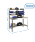 Werkbank SIMONWORK BT1 silber 121,0 x 61,0 x 144,5 cm