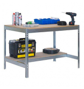 Werkbank SIMONWORK BT0 silber 121,0 x 76,0 x 84,2 cm