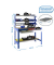 Werkbank SIMONWORK BT1 BOX blau 1 Schublade 151,0 x 76,0 x 144,5 cm