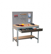 Werkbank SIMONWORK BT2 BOX grau 1 Schublade 91,0 x 61,0 x 144,5 cm