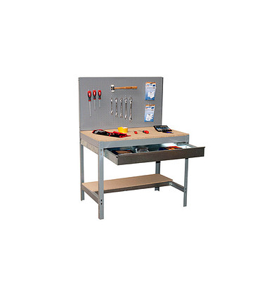Werkbank SIMONWORK BT2 BOX grau 1 Schublade 91,0 x 61,0 x 144,5 cm