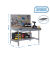 Werkbank SIMONWORK BT2 BOX silber 1 Schublade 91,0 x 61,0 x 144,5 cm