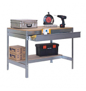 Werkbank SIMONWORK BT0 BOX silber 1 Schublade 91,0 x 61,0 x 84,2 cm