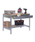 Werkbank SIMONWORK BT0 BOX silber 1 Schublade 91,0 x 61,0 x 84,2 cm