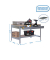 Werkbank SIMONWORK BT0 BOX silber 1 Schublade 91,0 x 61,0 x 84,2 cm