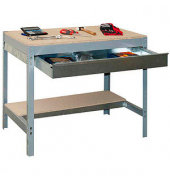 Werkbank SIMONWORK BT0 BOX grau 1 Schublade 121,0 x 76,0 x 84,2 cm