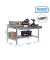 Werkbank SIMONWORK BT0 BOX silber 1 Schublade 121,0 x 76,0 x 84,2 cm