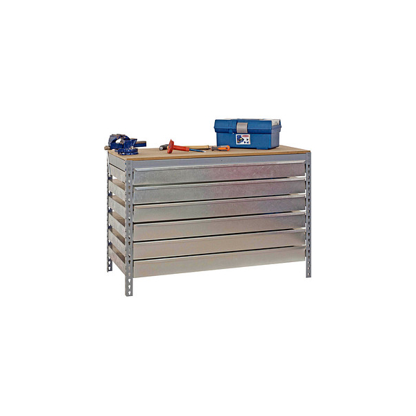 8435104932872 - Werkbank SIMONWORK BT5 BOX grau 6 Schubladen 910 x 610 x 842 cm 8435104932872 Simonrack 8435104932872 - Werkbank SIMONWORK BT5 BOX grau 6 Schubladen 910 x 610 x 842 cm 8435104932872 Simonrack