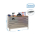 Werkbank SIMONWORK BT5 BOX silber 6 Schubladen 121,0 x 76,0 x 84,2 cm