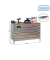 Werkbank SIMONWORK BT5 BOX silber 6 Schubladen 151,0 x 76,0 x 84,2 cm