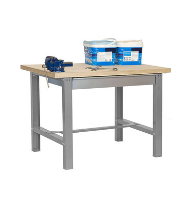 Werkbank SIMONWORK BT6 BOX grau 1 Schublade 150,0 x 75,0 x 86,5 cm