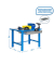 Werkbank SIMONWORK BT6 BOX blau 1 Schublade 180,0 x 73,0 x 83,0 cm