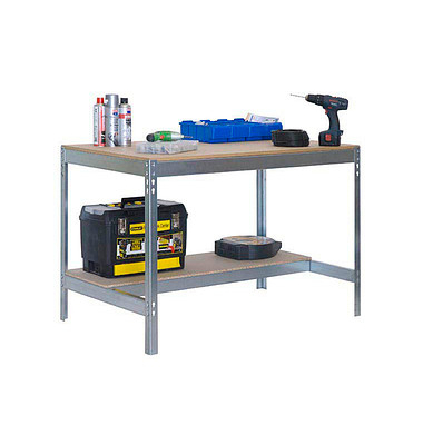 Werkbank SIMONWORK BT0 silber 151,0 x 61,0 x 84,2 cm