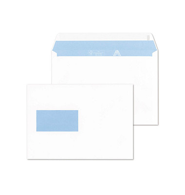 Versandtaschen Prime 65059, C5, mit Fenster, haftklebend, 100g, hochweiß