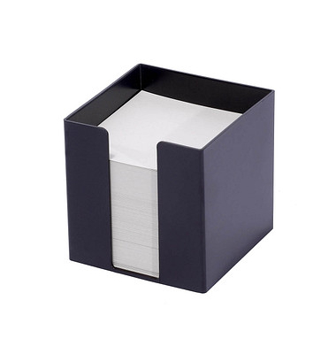 Zettelbox 69027301BE, 90x90mm, inkl. 700 Notizzettel, schwarz, Polystyrol