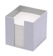 Zettelbox 69027309BE, 90x90mm, inkl. 700 Notizzettel, grigio (hellgrau), Polystyrol
