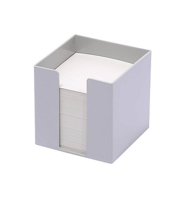 Zettelbox 69027309BE, 90x90mm, inkl. 700 Notizzettel, grigio (hellgrau), Polystyrol Zettelbox 69027309BE, 90x90mm, inkl. 700 Notizzettel, grigio (hellgrau), Polystyrol