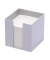 Zettelbox 69027309BE, 90x90mm, inkl. 700 Notizzettel, grigio (hellgrau), Polystyrol