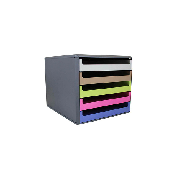 4009793845375 - Schubladenbox hellgrau karamell hellgrün pink blau 30057674BE DIN A4 mit 5 Schubladen 4009793845375 M und M 4009793845375 - Schubladenbox hellgrau karamell hellgrün pink blau 30057674BE DIN A4 mit 5 Schubladen 4009793845375 M und M