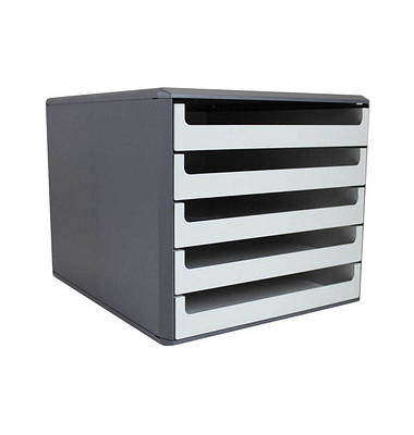 Schubladenbox  vanille 30057602BE, DIN A4 mit 5 Schubladen