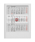 Dreimonatskalender Tischaufsteller 5035W, 3 Monate / 1 Seite, 12,5x16cm, 2025/2026