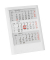 Dreimonatskalender Tischaufsteller 5035W, 3 Monate / 1 Seite, 12,5x16cm, 2025/2026