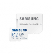 Speicherkarte microSD EVO PLUS (2024) MB-MC512SA/EU, V10, bis 160 MB/Sek., 512 GB