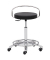 Arbeitsstuhl 1253 30572 Laborhocker Drehhocker schwarz
