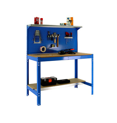 Werkbank-Set SIMONWORK BT3 blau 91,0 x 61,0 x 144,5 cm
