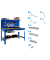 Werkbank-Set SIMONWORK BT3 BOX blau 1 Schublade 121,0 x 61,0 x 144,5 cm