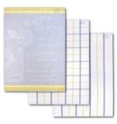 Geschirrtücher Mojito Cocktail farbig kariert 50,0 x 70,0 cm