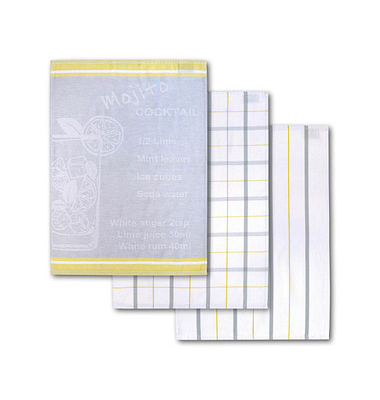 Geschirrtücher Mojito Cocktail farbig kariert 50,0 x 70,0 cm Geschirrtücher Mojito Cocktail farbig kariert 50,0 x 70,0 cm