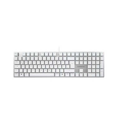 KC 200 MX Tastatur kabelgebunden weiß-silber