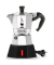 Espressokocher Elettrika 0007290/NP, silber/schwarz