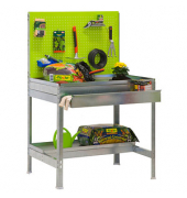 Pflanztisch SIMONGARDEN silber, grün 120,0 x 60,0 x 144,5 cm